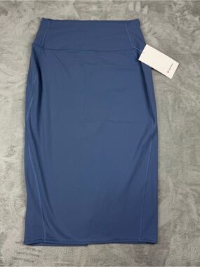 Lululemon Nulu Slim-Fit High-Rise Skirt Oasis Blue Sz 10 NWT
